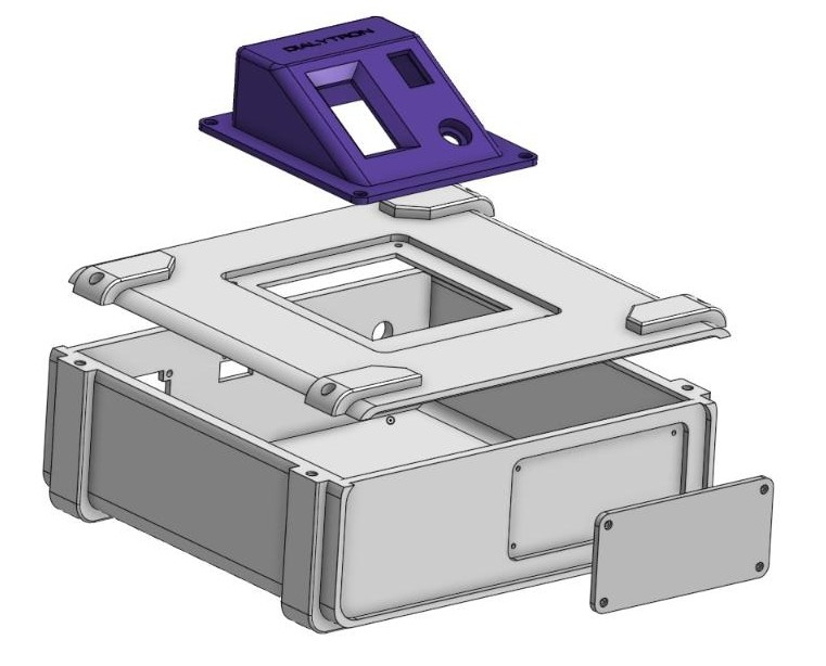 Exploded View of Dialysis Machine